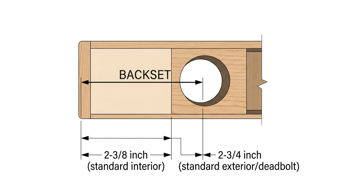 What Is a Backset? The One Measurement That Determines Whether Your Hardware Fits