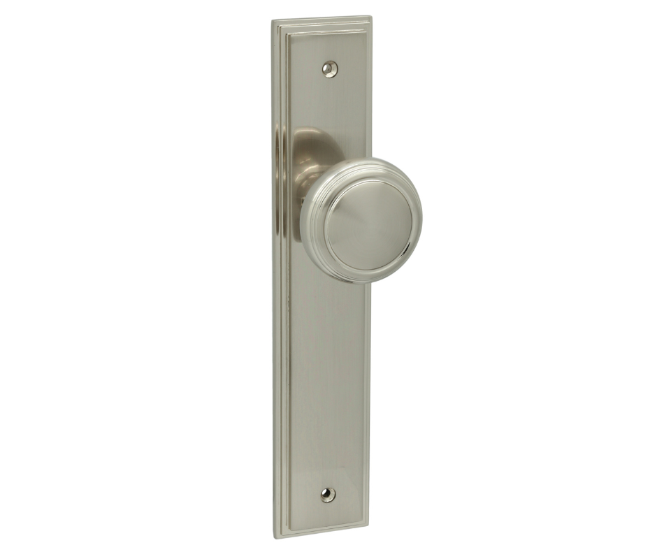 Plate lock knob