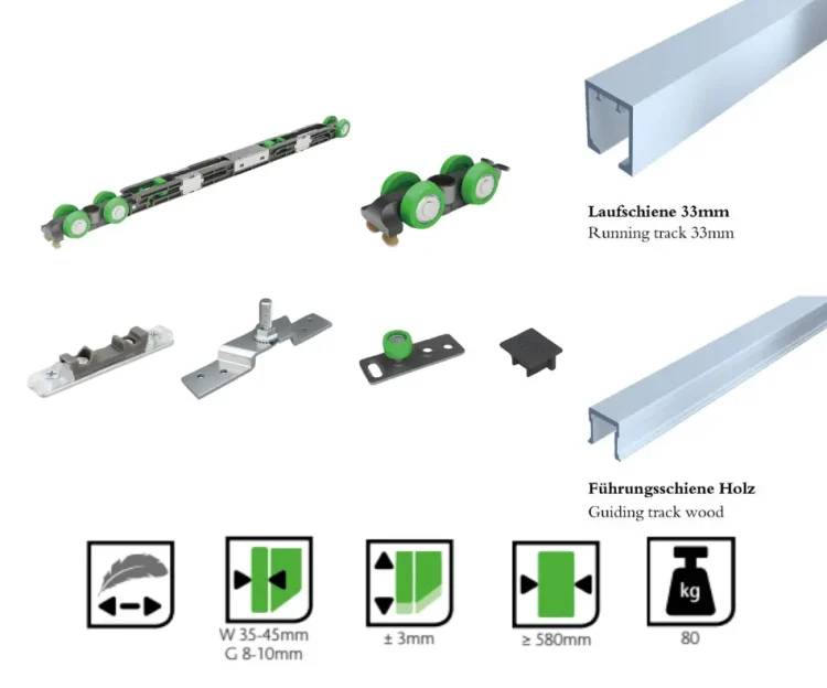 Sliding Door System, Pocket Door System, Pocket Door Tracks